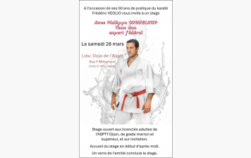 Stage avec Philippe CORNELOUP le samedi 28 mars 2026