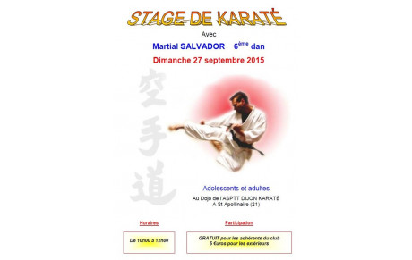 1er Stage de la saison 2015 - 2016