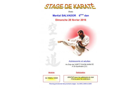 6ème Stage de la saison 2015 - 2016