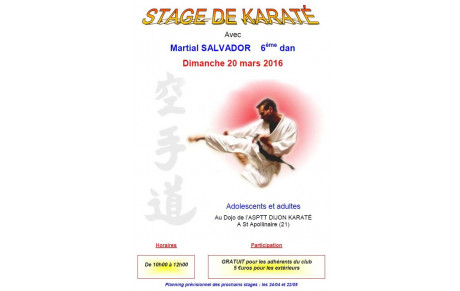 7ème Stage de la saison 2015 - 2016